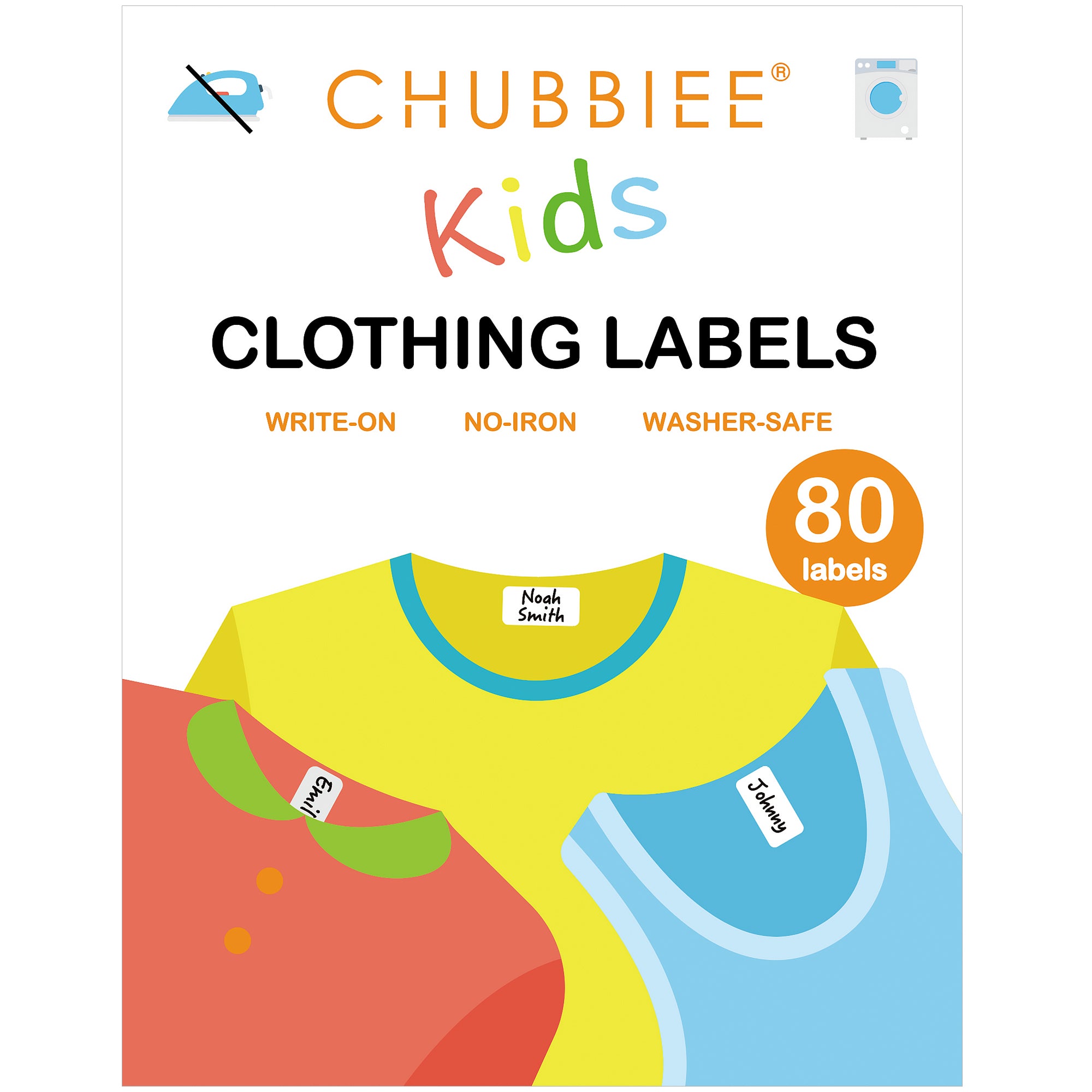Iron on Clothing Labels Nursing Home Labels Daycare Labels Name Labels  Preschool Labels Camp Labels Clothing Tag Labels 